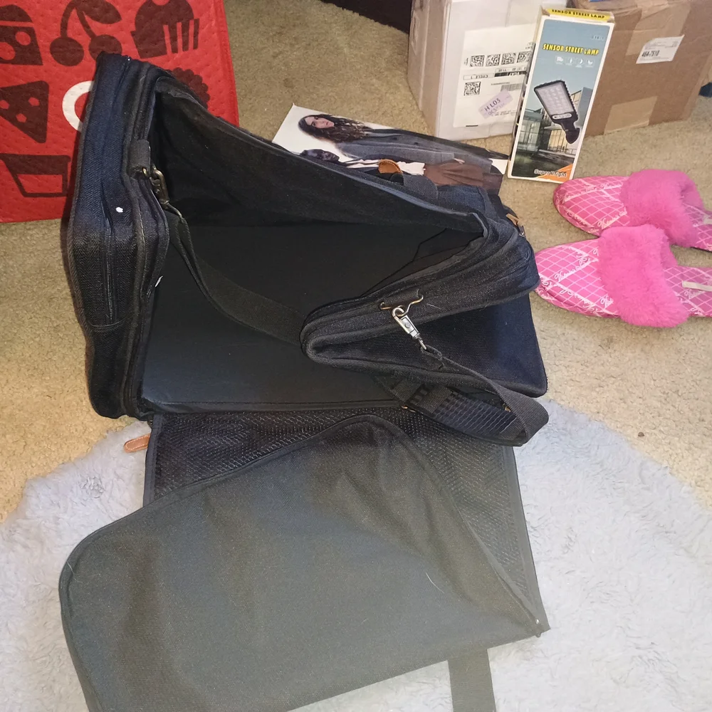Never Used Cherokee Black and Tan Duffel Bag